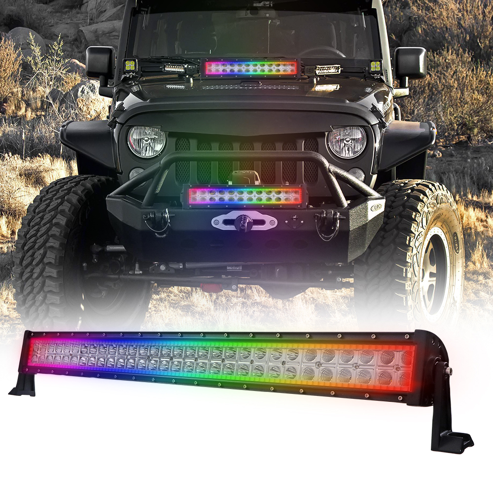 Illuminate Your Journey with the 180WRGB Light Bar - The Ultimate RGB Lighting Solution for Your Vehicle! (12)