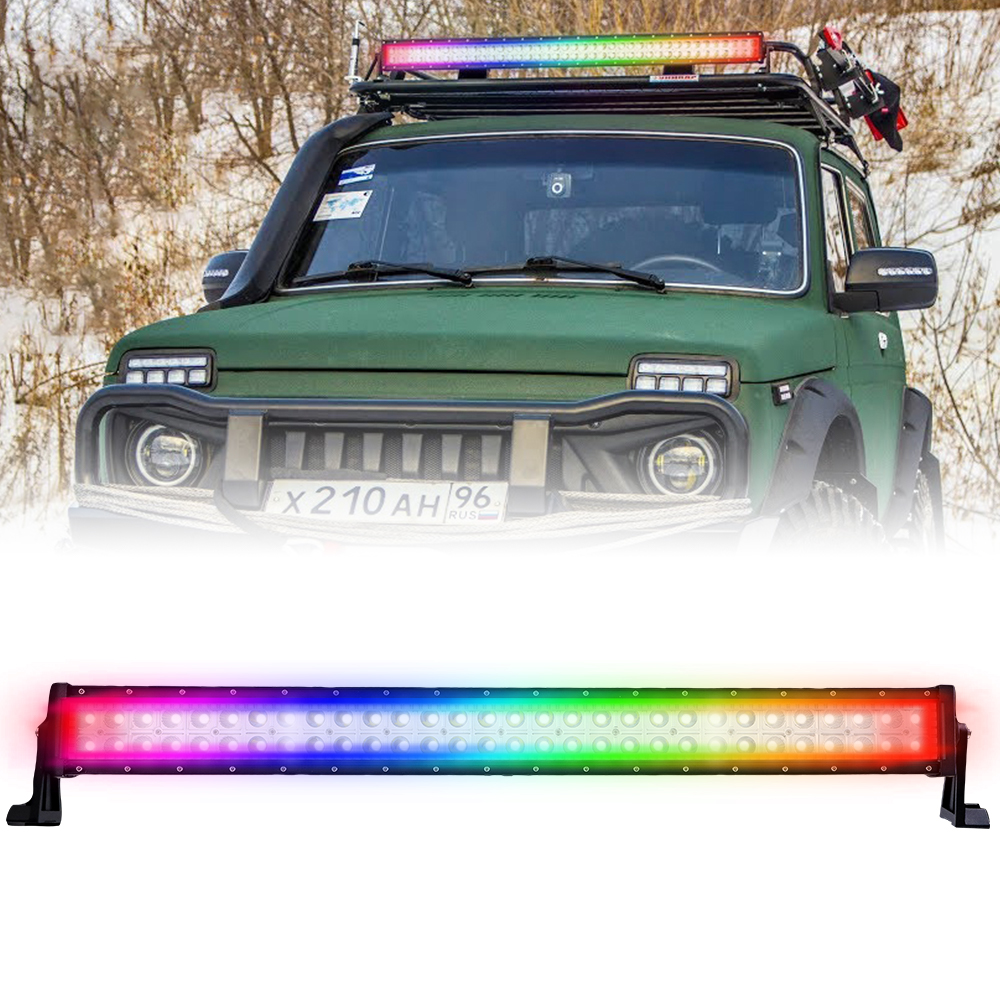 Illuminate Your Journey with the 180WRGB Light Bar - The Ultimate RGB Lighting Solution for Your Vehicle! (14)