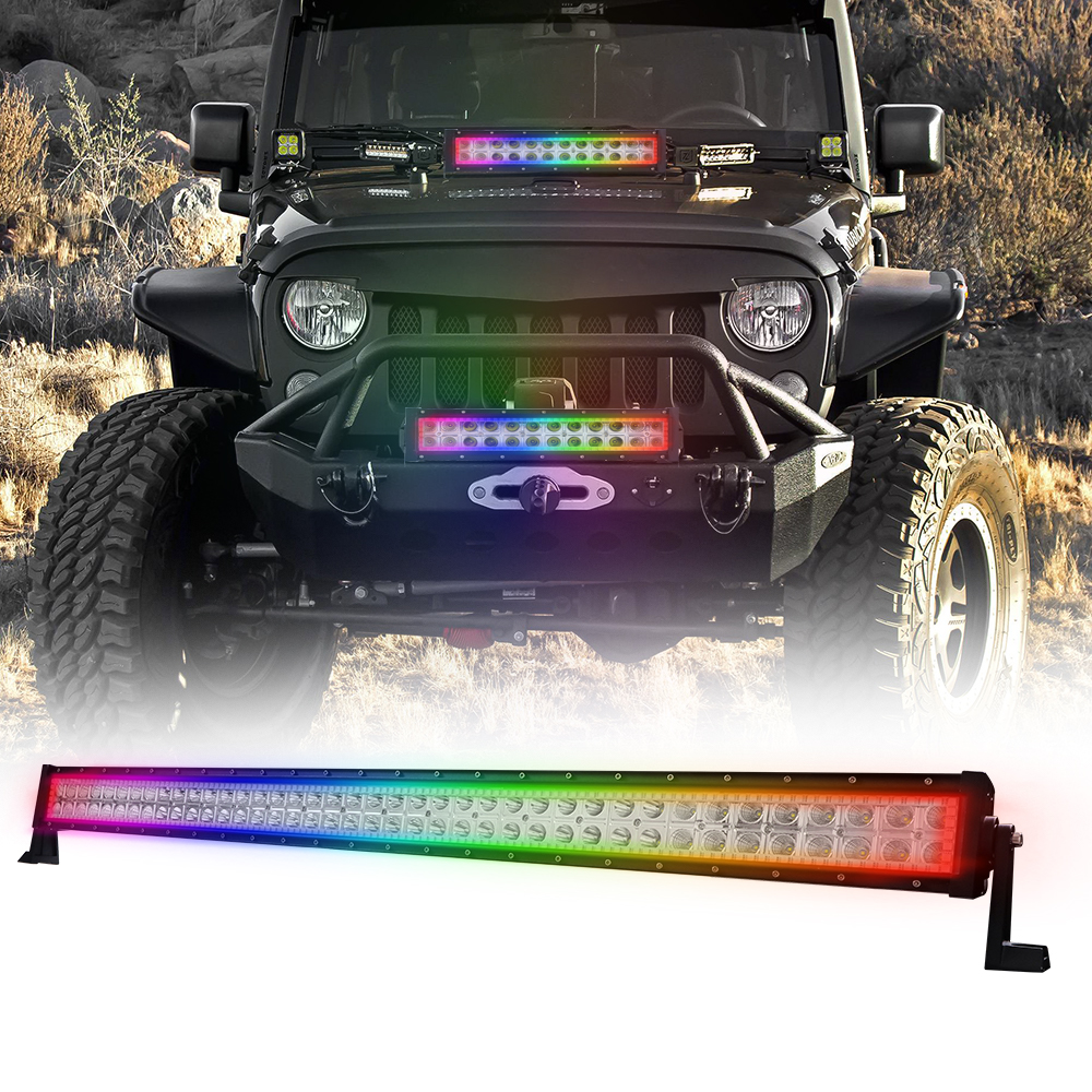 Lys opp turen med 240WRGB Light Bar - Slipp løs kraften til RGB-belysning!(12)