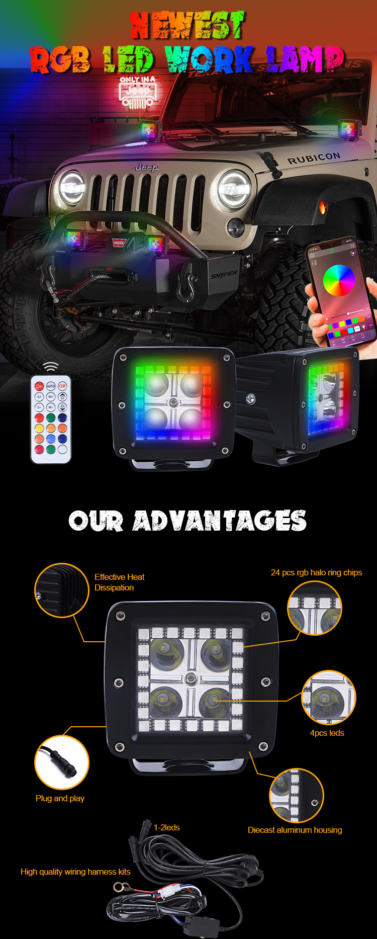 Illuminate Your Journey with Vibrant RGB LED Pod Lights (1)