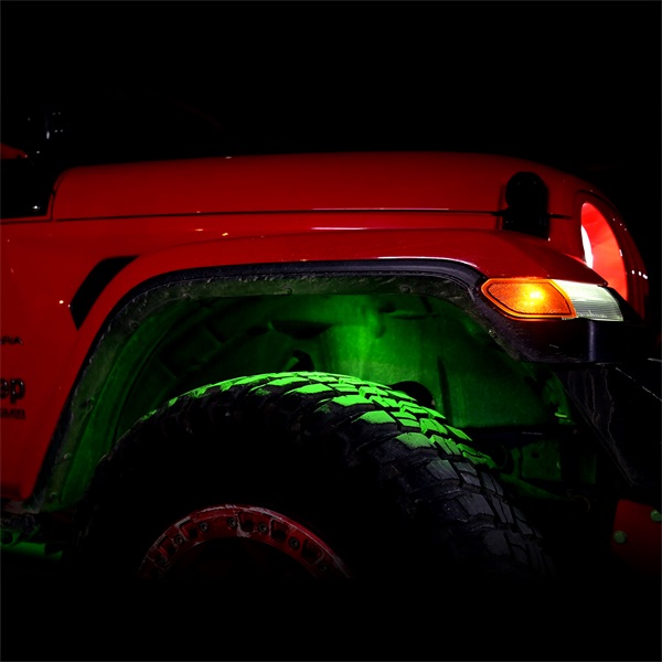 Illuminate Your Ride with the Ultimate 4 Pods RGB Rock Light Kit (4)